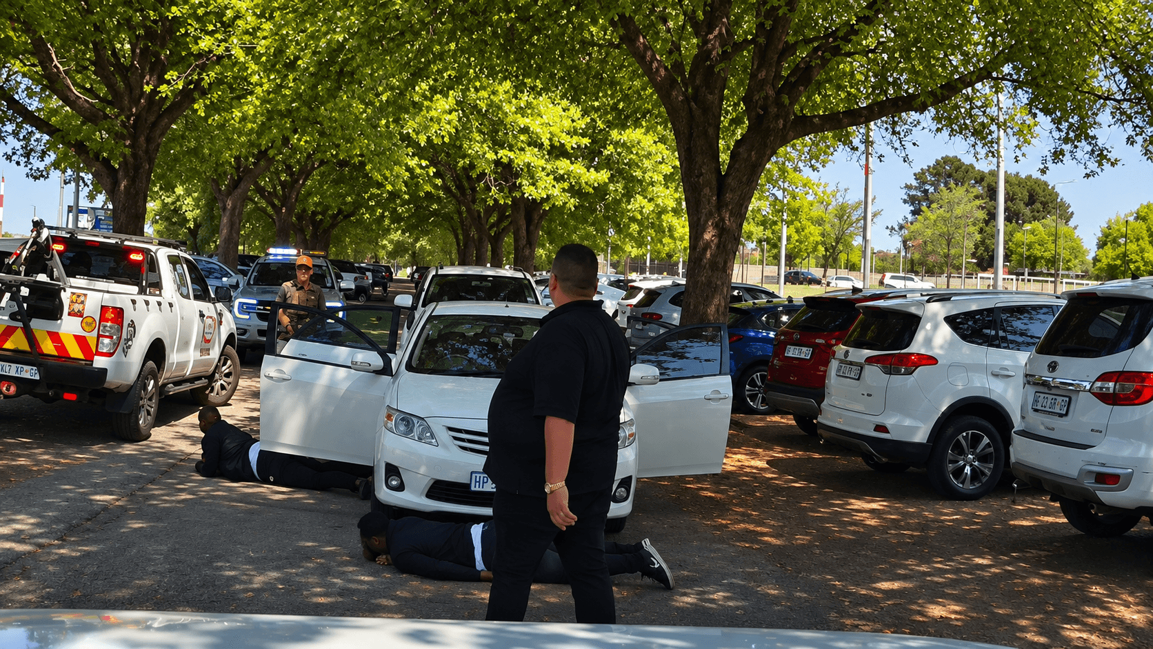 “We Were Waiting for Them” — Prado Theft Suspects Boxed In at a Benoni Sports Ground