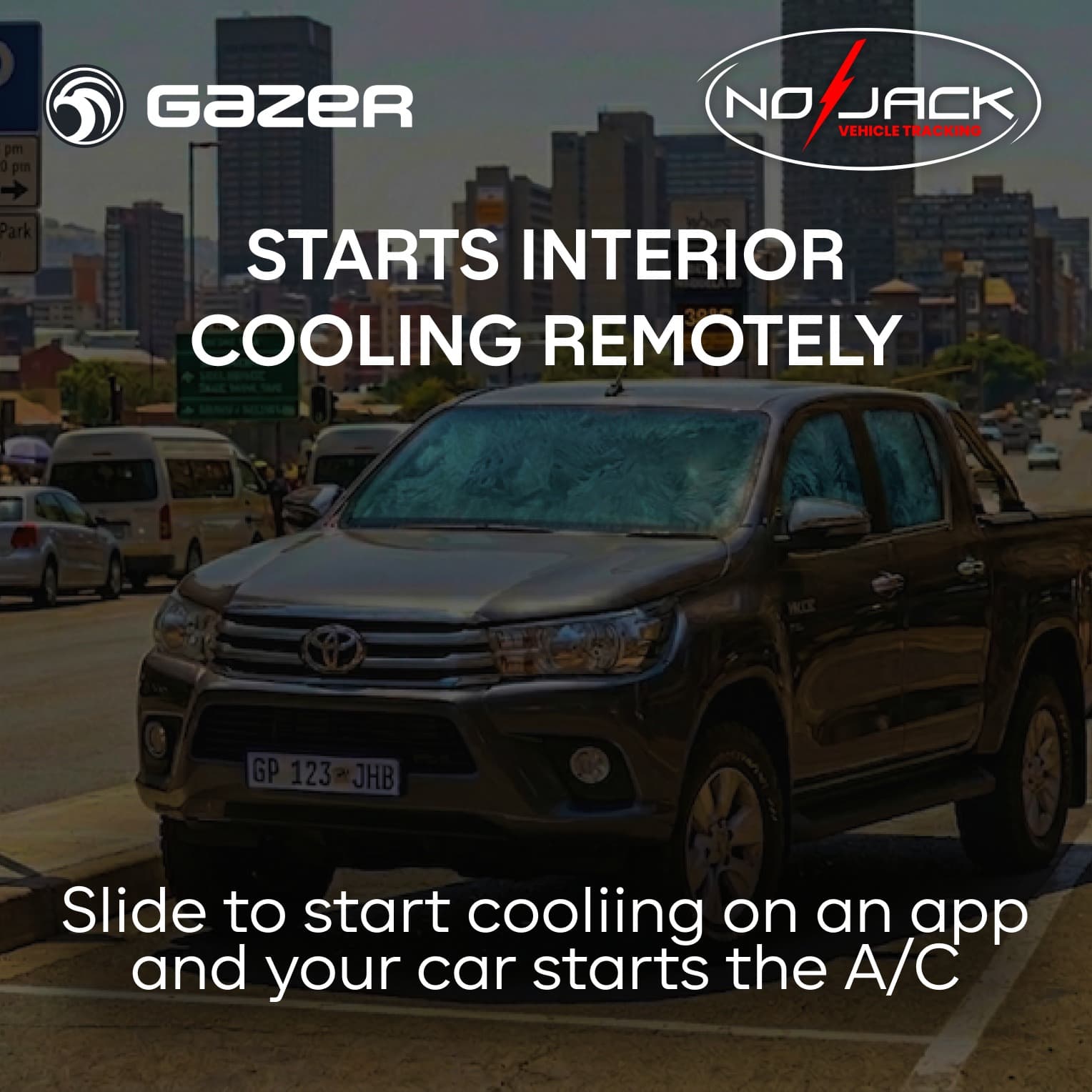 Gazer remote interior cooling