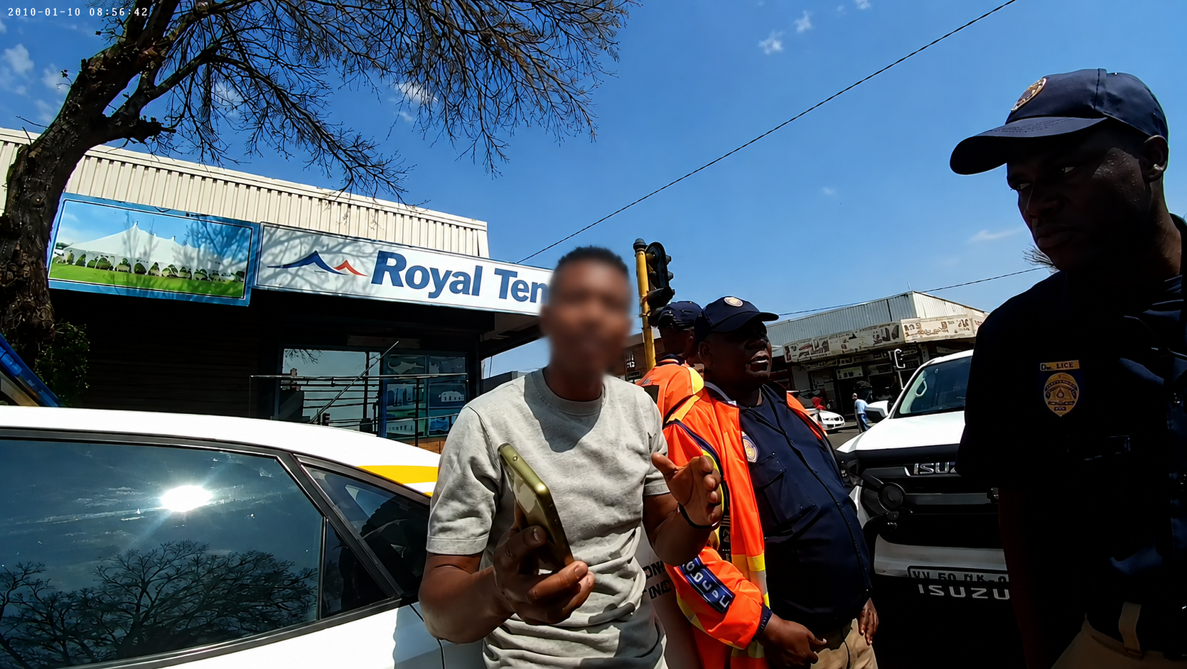 NoJack Operations on scene at the Benoni CBD accident